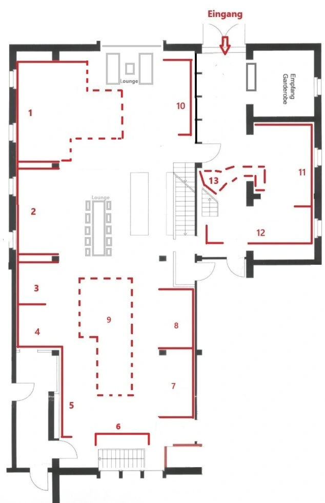 Standplan Untergeschoss